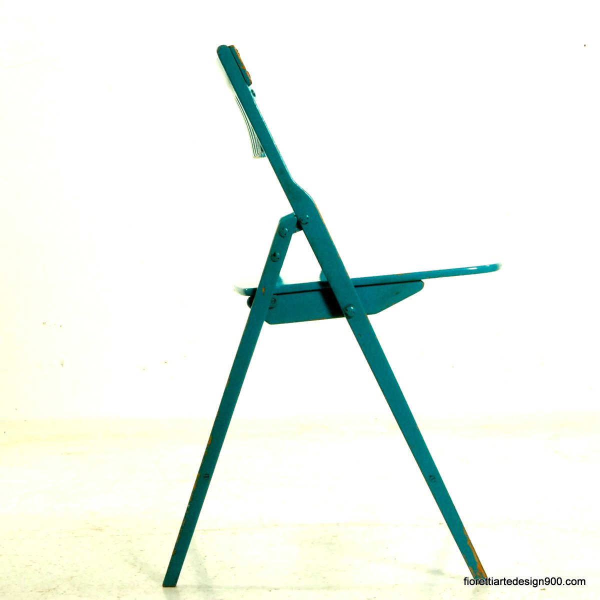 sedia pieghevole design Niko Krali Selettiva Cantù 1957 Kralj folding chair